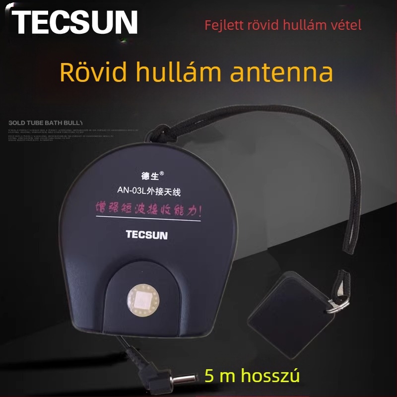 Desheng AN03L rövidhullámú külső antenna rádióhoz, kültéri használatra