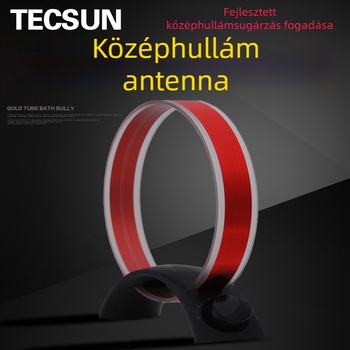 Középhullám körantenna – megerősített vétel (Márka: Tecsun/Desheng; Modell: AN; Antenna típusa: körantenna)