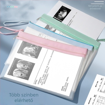 Dokumentumtáska cipzárral, Bai yi PVC, zárt stílus