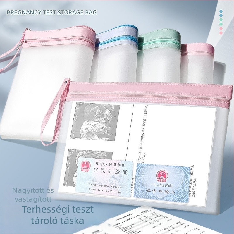 Dokumentumtáska cipzárral, Bai yi PVC, zárt stílus
