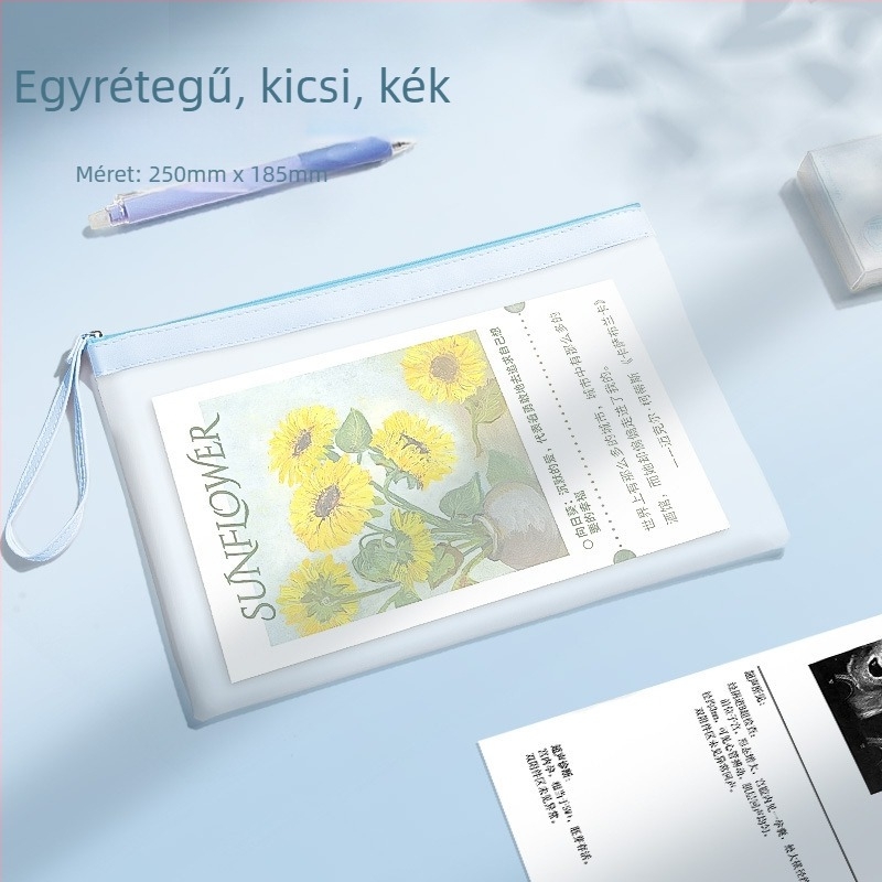 Dokumentumtáska cipzárral, Bai yi PVC, zárt stílus