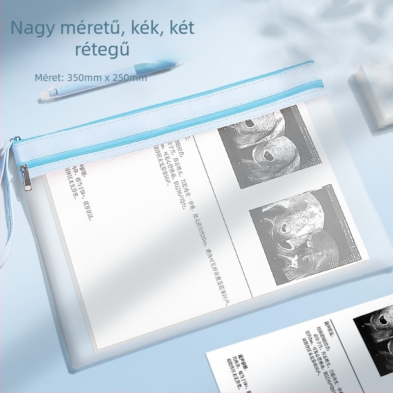 Dokumentumtáska cipzárral, Bai yi PVC, zárt stílus