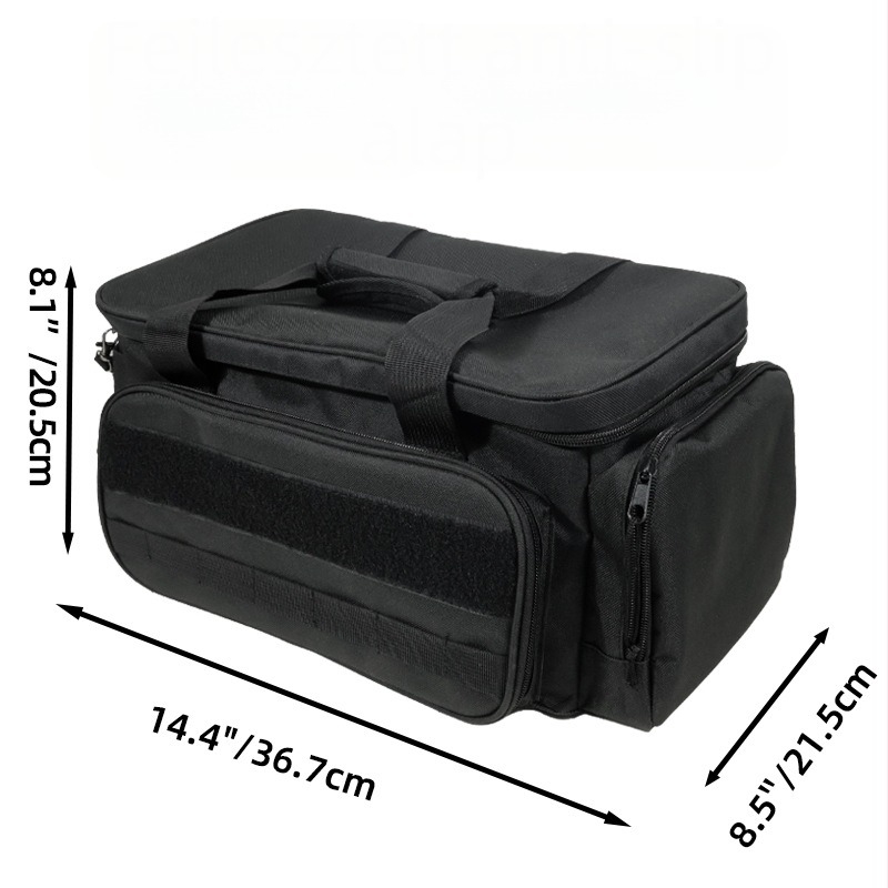 Szerszámtároló táska megerősített aljzattal, támasztó borítóval, csúszásmentes és kopásálló