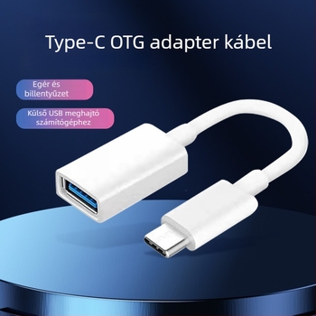 Type-C USB-OTG adapter kábel – USB pendrive, egér és billentyűzet csatlakoztatására