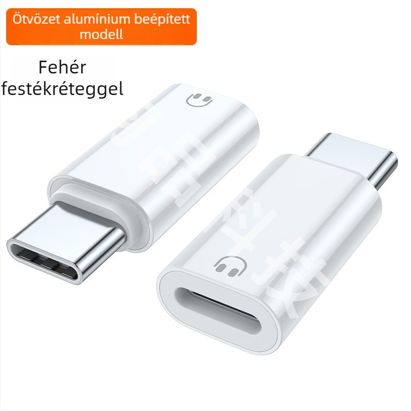 Type-C‑ről Apple Lightning hangadapter beépített vonalas távirányítóval hívásokhoz és zenékhez