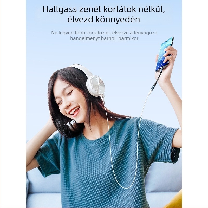 Samzhe TY101 USB-C fejhallgató DAC adapter 3,5 mm-es csatlakozóval