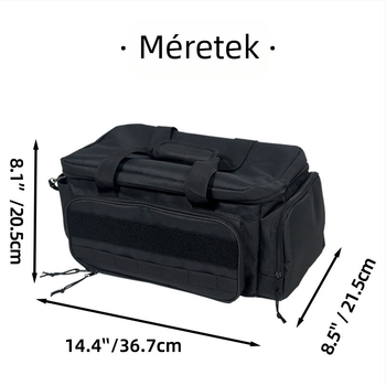 Xinyun Hordozható szerszámtáska – Oxford anyag, Dörzsölés- és Kopásálló, Taktikai kialakítású szerszámhordozó