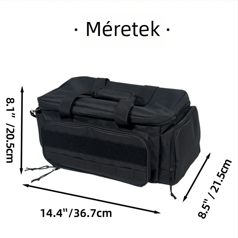 Xinyun Hordozható szerszámtáska – Oxford anyag, Dörzsölés- és Kopásálló, Taktikai kialakítású szerszámhordozó