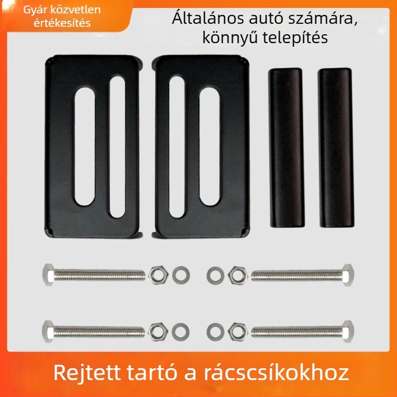 Láthatatlan rács tartó az autó elejéhez a fénycső rögzítéséhez — vasból készült középső hálós tartó, autók és teherautók számára