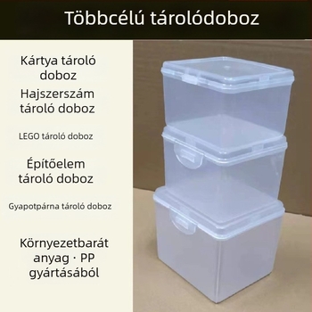 Fejlámpa csomagoló doboz, PP műanyag, 1 L kapacitás, modern minimalista kialakítás