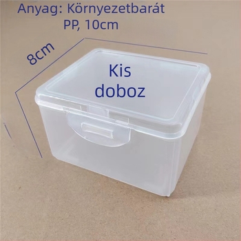 Fejlámpa csomagoló doboz, PP műanyag, 1 L kapacitás, modern minimalista kialakítás
