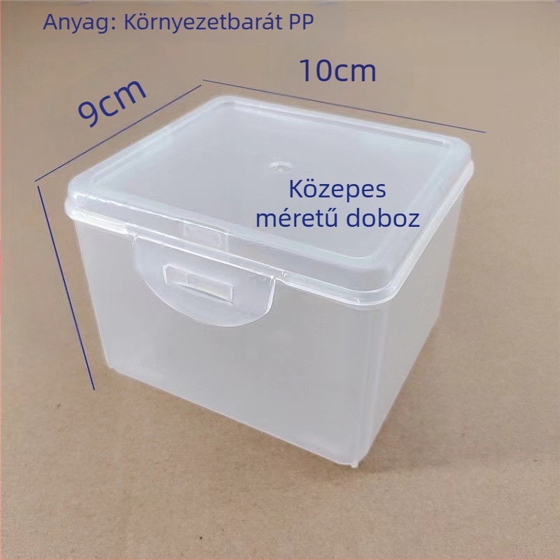 Fejlámpa csomagoló doboz, PP műanyag, 1 L kapacitás, modern minimalista kialakítás