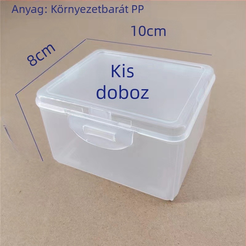 Fejlámpa csomagoló doboz, PP műanyag, 1 L kapacitás, modern minimalista kialakítás