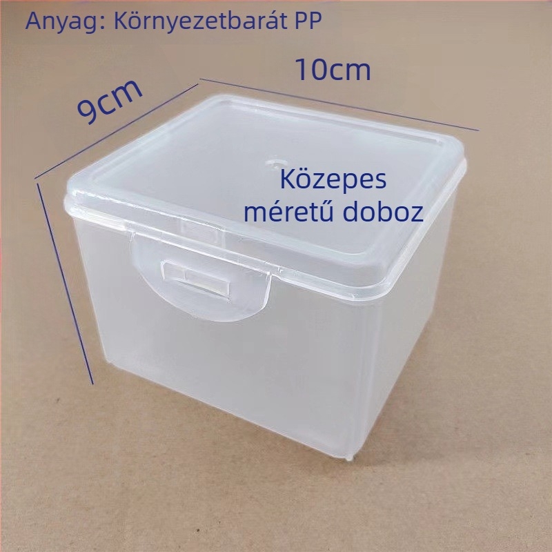 Fejlámpa csomagoló doboz, PP műanyag, 1 L kapacitás, modern minimalista kialakítás