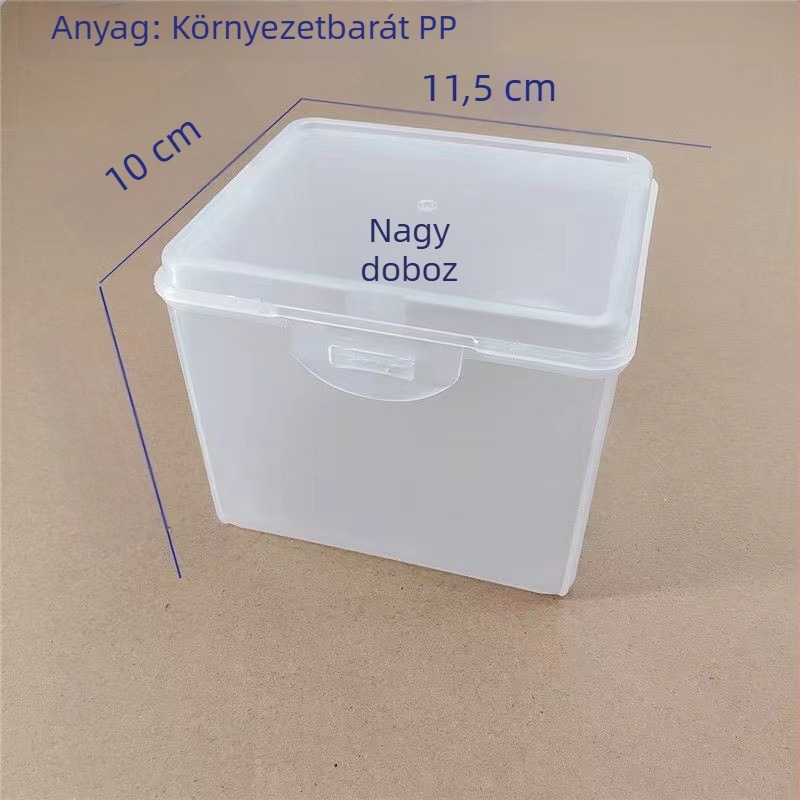 Fejlámpa csomagoló doboz, PP műanyag, 1 L kapacitás, modern minimalista kialakítás