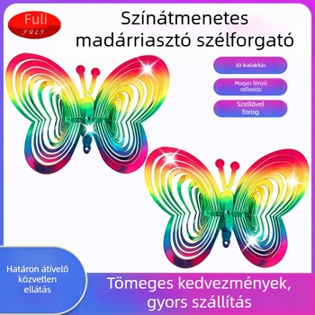 Madárriasztó szélforgó harang teraszra és kertbe – ABS, Fu Li