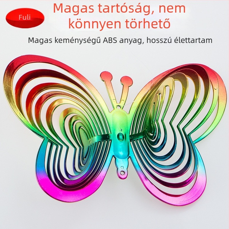 Madárriasztó szélforgó harang teraszra és kertbe – ABS, Fu Li