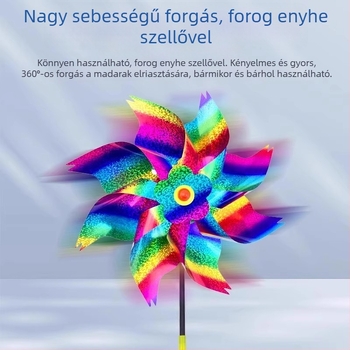 Madárriasztó szélmalom - PET anyag, Márka Friendly, Termékkód Bird repellent windmill, Importált: Nem