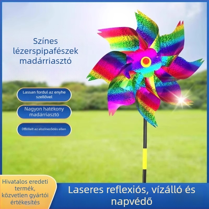Madárriasztó szélmalom - PET anyag, Márka Friendly, Termékkód Bird repellent windmill, Importált: Nem