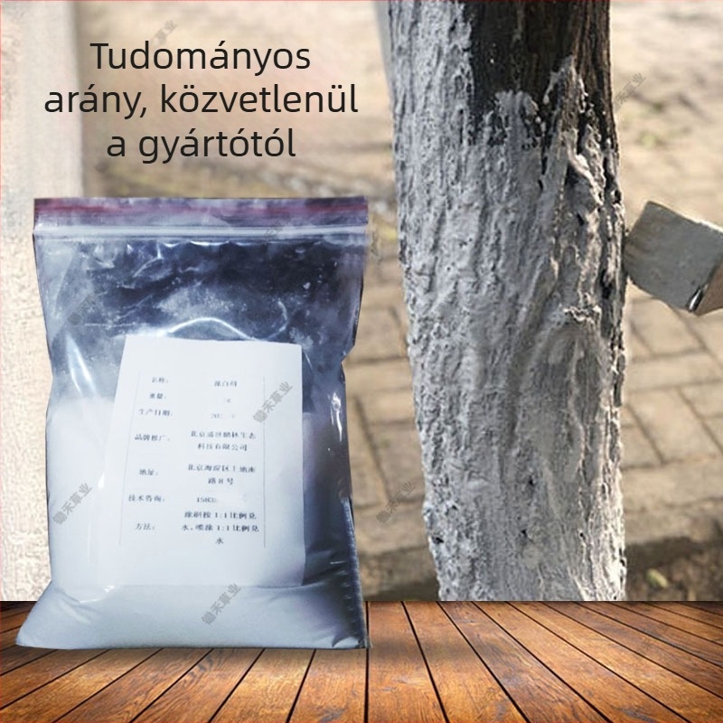 Fák törzseinek fehérítésére szolgáló por gyümölcsfákhoz