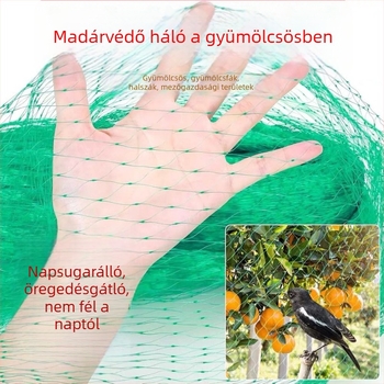 Kültéri madárvédő háló ültetvényekhez, teljes fedettséggel, körte- és szőlőfákhoz