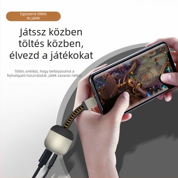 Type-C–től 3,5 mm-es audió adapterkábel (Realtek 5686) USB-C telefonokra, privát modell, licencelt magán címke