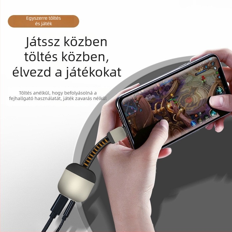 Type-C–től 3,5 mm-es audió adapterkábel (Realtek 5686) USB-C telefonokra, privát modell, licencelt magán címke