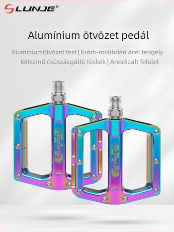 Lunje T002 mountain és országúti kerékpár pedál, 6061 alumínium ötvözet, csapágyas rendszer