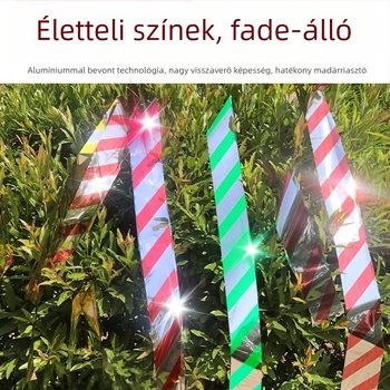 Madárriasztó szalag, fényvisszaverő csík, általános felhasználás, márka nélküli