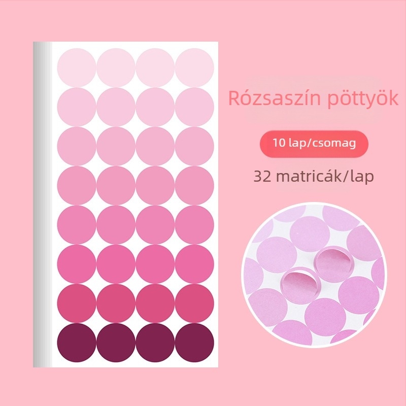 Moon Heng macaroon ragasztós jegyzetpapír, 150 lap, adagoló stílus, fedőanyag: papír, stílus: papírtégla, súly kb. 133,6 g