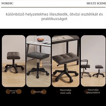 Lábtámasz, állítható, nordic stílus, nylon anyag, Modell J123