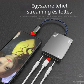 Live Broadcast No. 1 hangkártya-átalakító Apple és Huawei telefonokra