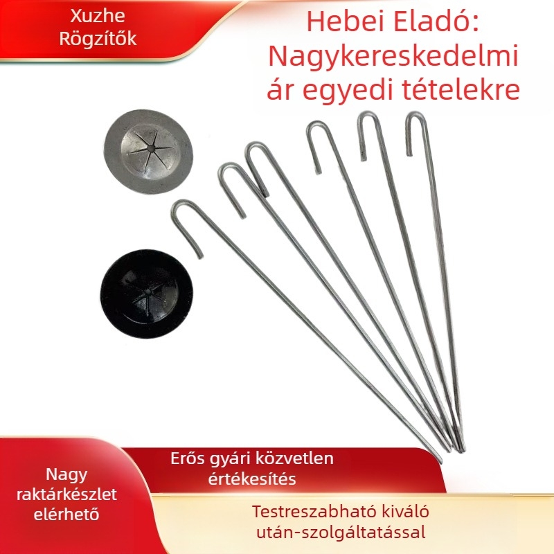 J-típusú izolációs szögfejű csavar madárhálóhoz napelemekhez • Anyag: rozsdamentes acél • Mag: rozsdamentes acél és alumínium • Működési hőmérséklet: 200°C • Hővezetés: 0.03 W/mK • Osztály: A