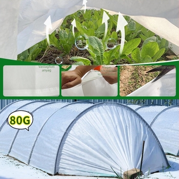 Fagyvédő növényfedél – műanyag, téli sapling fedő, gyümölcs- és citrusfák