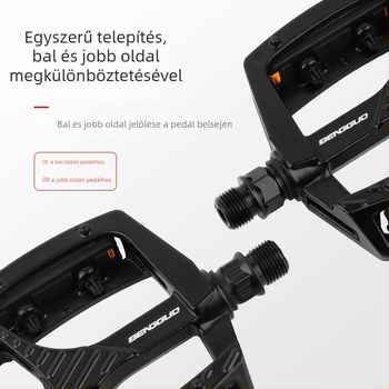 Kerékpárpedál ötvözet csapággyal, BG-4203 modell, Luo Riding, MTB-hez
