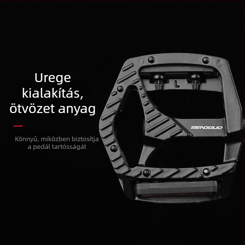 Kerékpárpedál ötvözet csapággyal, BG-4203 modell, Luo Riding, MTB-hez