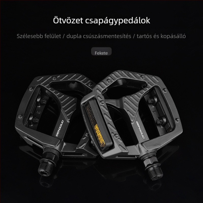 Kerékpárpedál ötvözet csapággyal, BG-4203 modell, Luo Riding, MTB-hez