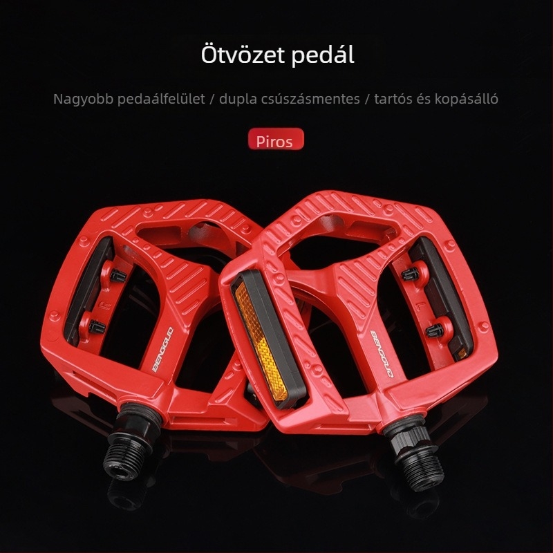 Kerékpárpedál ötvözet csapággyal, BG-4203 modell, Luo Riding, MTB-hez