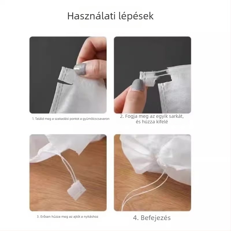 Gyümölcsvédő hálós tasak - madár- és rovarvédelem, dinnyéhez és más gyümölcsökhöz (dinnyéhez és más gyümölcsökhöz)