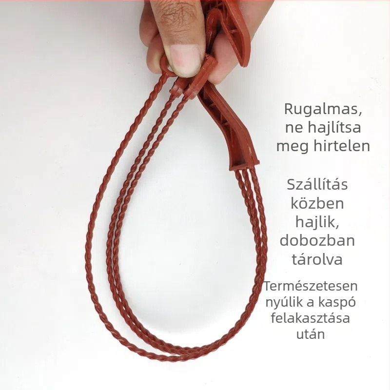 Műanyag falra szerelhető virágcserepek akasztó - Qin Tian