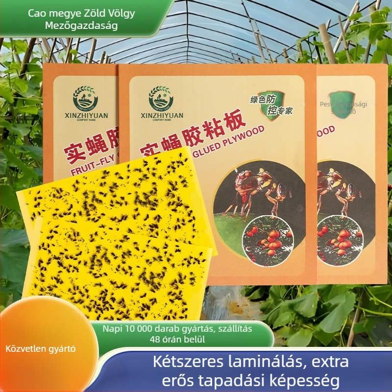 Ragasztó rovarlemez növénygondozáshoz, papíralapú, Green Valley márka