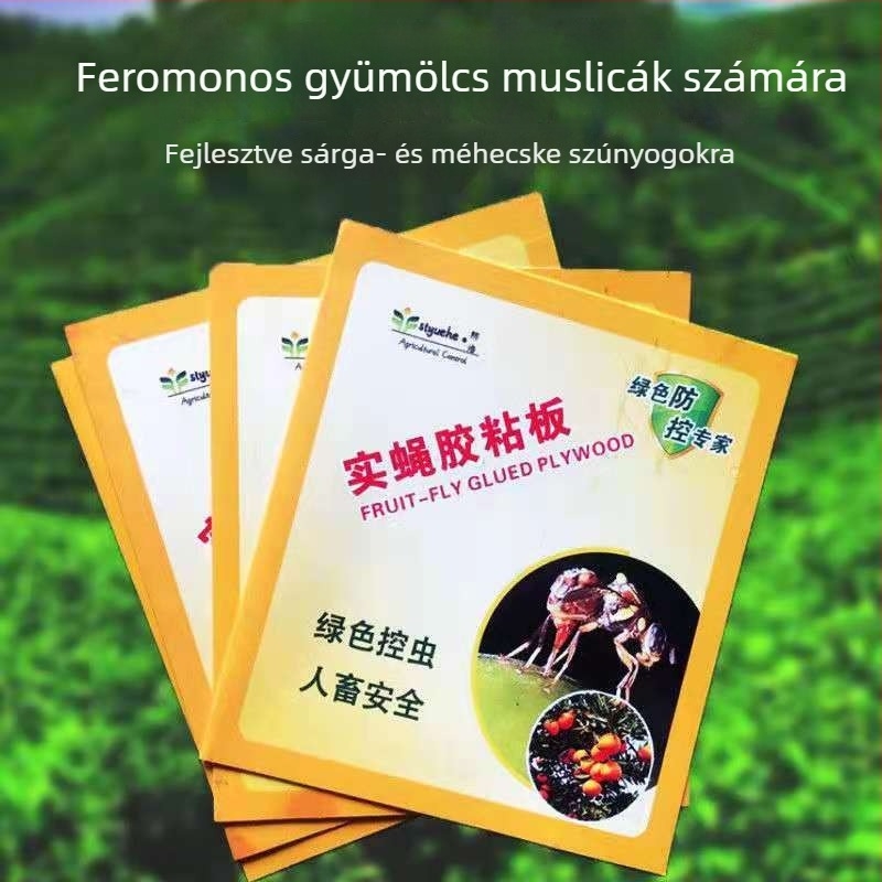 Ragasztó rovarlemez növénygondozáshoz, papíralapú, Green Valley márka