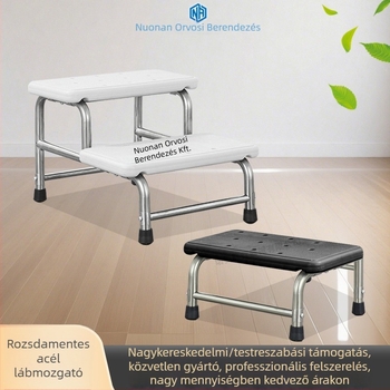 NA005 rozsdamentes acél lábtámasz – egy- és kétrétegű, modern minimalista stílus, lábtámasz otthonra vagy klinikára, gyermekeknek, felnőtteknek és időseknek