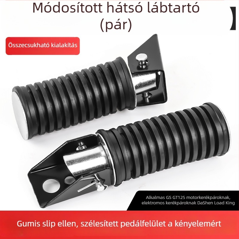 GS125 Elülső és hátsó pedál készlet – Vasból készült pedál tartók