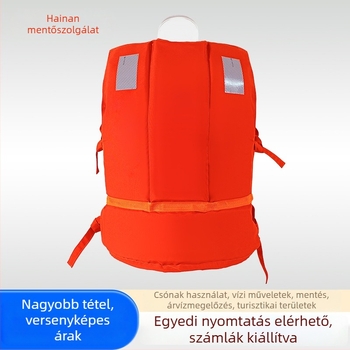 Oxford szövésű mentőmellény tengeri munkához, Hna márka, Flood Emergency Detection Clothing modell, testjelentés elérhető, testreszabás támogatott