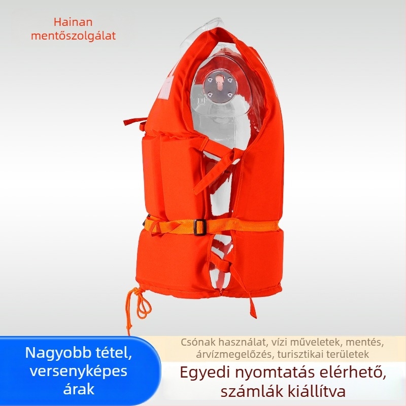 Oxford szövésű mentőmellény tengeri munkához, Hna márka, Flood Emergency Detection Clothing modell, testjelentés elérhető, testreszabás támogatott