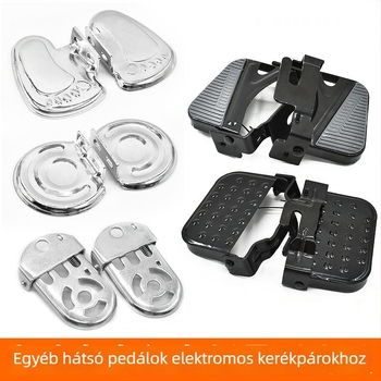 Elektromos kerékpár első pedálja EV-módosításhoz, vasanyag, sütött zománcfelület, termékkód RZJD1