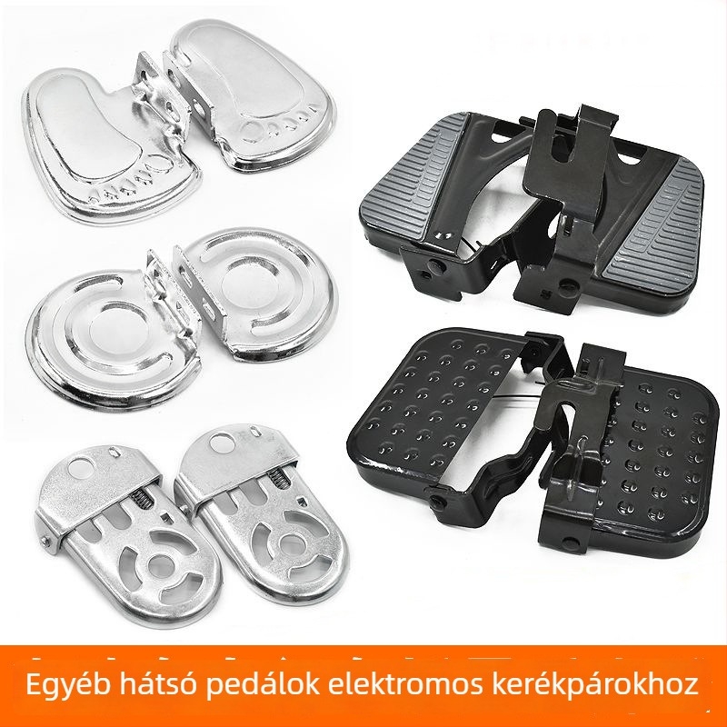 Elektromos kerékpár első pedálja EV-módosításhoz, vasanyag, sütött zománcfelület, termékkód RZJD1