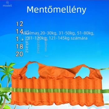 Nem felfújható mentőmellény vízisportokra, hordozható raftinghoz és horgászathoz