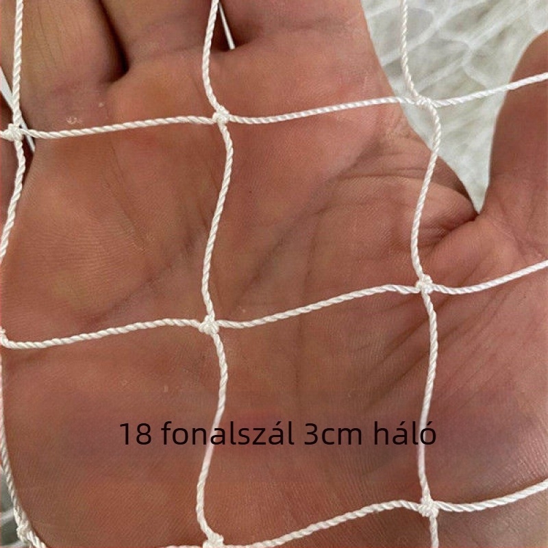 Fehér nejlon hálópanel halászat és akvakultúra számára, emelőháló és fotófelakasztó háló